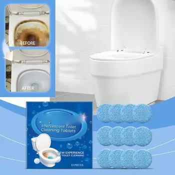 Шипучие таблетки для чистки туалета могут удалить накипь и пятна мочи, а чистящее средство для туалета эффективно устраняет запахи One Size