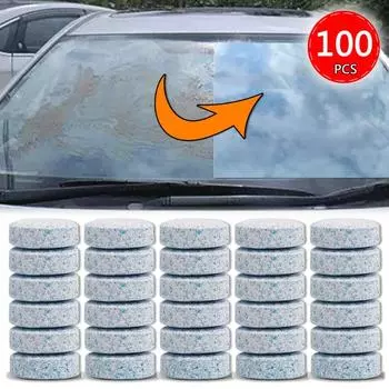 Шипучие таблетки Стеклоомыватель Очиститель лобового стекла автомобиля Чистящие средства Автомобильный стеклоочиститель Стеклоочиститель Кухонные окна Чистка туалета