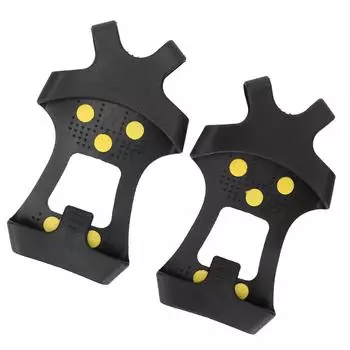 Шипы для льда Crampons AntiSlip 10 Стальные шипы Walk Traction Snow Grips Cleats(L (3942) ) S(for 2-4kg)