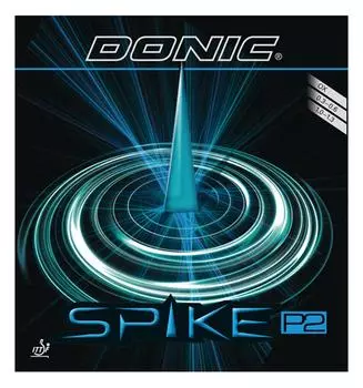 Шипы для настольного тенниса DONIC P2 с резиной Masato High Grain черного цвета AL074 (Совместная разработка Shiono) 0,3 чёрный