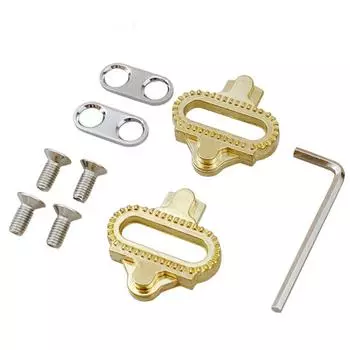 Шипы для педалей велосипеда Медная пластина для фиксации педалей для взбивания яиц Велосипедная пластина для фиксации педалей Аксессуары для горного велосипеда