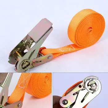 Ширина 25 мм, ремень для грузового пикапа, натяжной трос, стяжной ремень, прочный ремень с храповым механизмом для крепления багажа на крыше автомобиля, трос для крепления сумки