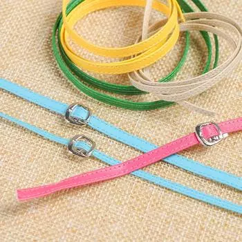 Ширина 3/5 мм DIY Handmade Super Mini Belts Длина 50 см DIY PU Материал Кукольный поясной ремень Одежда Аксессуары Кукольные сумки Ремень