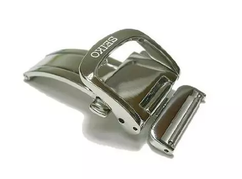 Ширина пряжки 16 мм, пряжка D-типа с логотипом [Seiko] серебряный