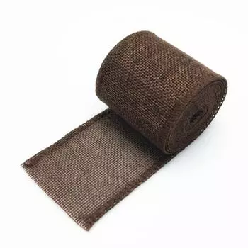 Ширина рулона для свадебной вечеринки, сделай сам, красочная мешковина, рождественский материал, украшения для рукоделия, проводная лента 3m естественный