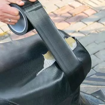 Ширина самоклеящаяся черная ремонтная лента для дивана, автомобильных сидений, мебели, обуви, ремонтная лента, кожаная заплата для первой помощи 5cm*5m чёрный