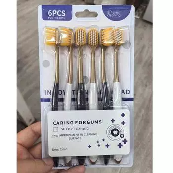 Широкая головка, плотный шелк, мягкая зубная щетка для взрослых, мягкий мех, высокая плотность, бытовая глубокая чистка рта