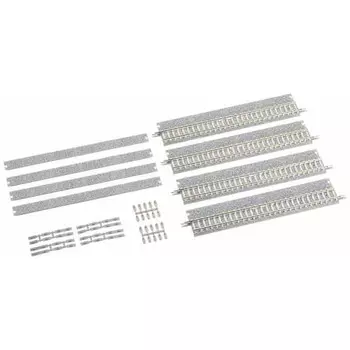 Широкая колея TOMIX N PC Rail S140WP F Point Branch Set of 4 1769 Railway Model Supplies
