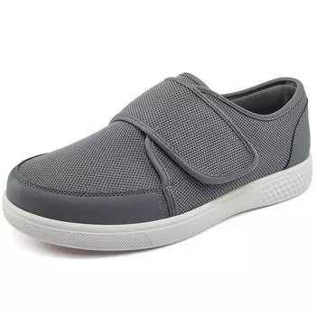 Широкая нескользящая обувь для ходьбы при отеках ног и вальгусной деформации большого пальца стопы Size 41