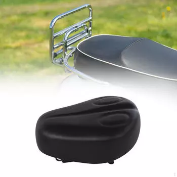 Широкая подушка для сиденья велосипеда, принадлежности, черное дышащее седло из искусственной кожи, водонепроницаемое, мягкое