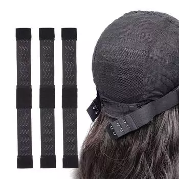 Широкая противоскользящая повязка на голову, удобная повязка для парика, регулируемая по краю резинка для изготовления шапочек для парика 2.5cm