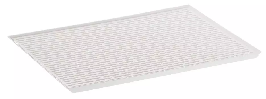 Широкая стеклянная подставка для кружки Yamazaki Jitsugyo, белая xx, стеклянная подставка Tower Drainer 3328 и прибл.. Ш42,5 Д30,7 В1,5см