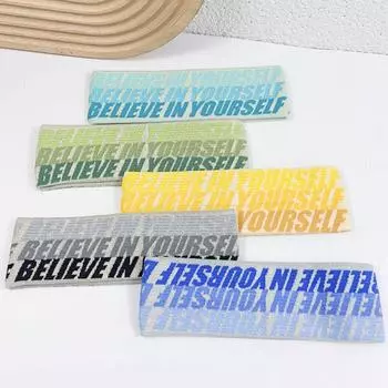 Широкая трикотажная повязка на голову для йоги, эластичная спортивная повязка на голову для мытья лица, спортивная повязка на голову для танцев темно-синий