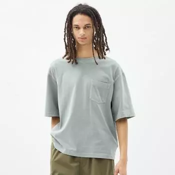 Широкая укороченная футболка GU by Uniqlo с рукавом 5 минут