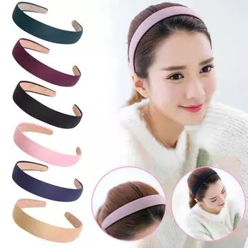 Широкие эластичные модные повязки на голову, обруч, аксессуары для волос, головные уборы для женщин и девочек One Size