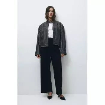 ШИРОКИЕ БРЮКИ HM ЧЕРНЫЕ