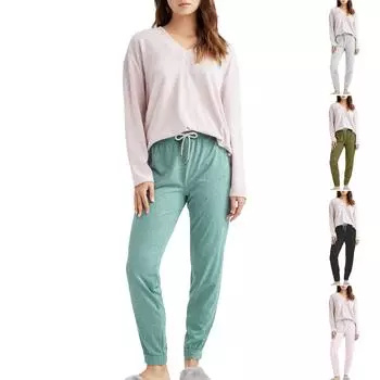 Широкие брюки для женщин, брюки для йоги, спортивные штаны с высокой талией и карманами, эластичные брюки, удобные спортивные спортивные штаны для тренировок