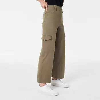 Широкие брюки для женщин, брюки для йоги, спортивные штаны с высокой талией и карманами, эластичные брюки, удобные спортивные спортивные штаны для тренировок