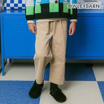 Широкие брюки Olivan Corduroy бежевого цвета Beige/150