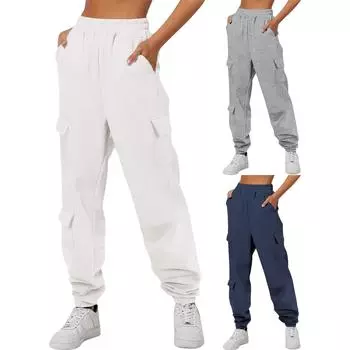 Широкие брюки Sailor, повседневные прямые джинсы с высокой талией, джинсовые брюки на пуговицах и карманом L серый