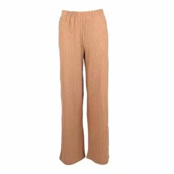 Широкие брюки в рубчик с резинкой на талии Женщина VERO MODA