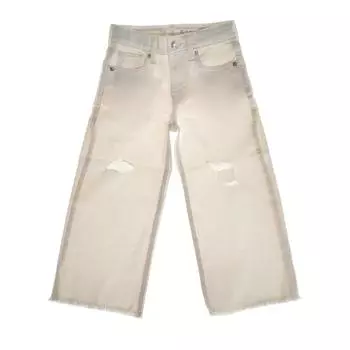 Джинсы широкие 601053 для девочек 10 AOS белый