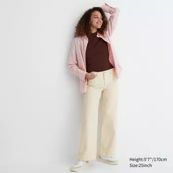 Широкие мешковатые джинсы с низкой посадкой UNIQLO