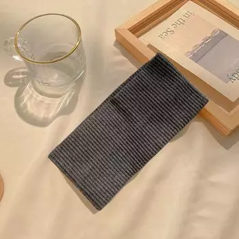 Широкие однотонные повязки на голову Мягкая нескользящая эластичная повязка Женские аксессуары для волос для макияжа, бега, спорта, йоги, винтажные