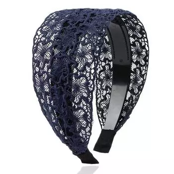 Широкие повязки на голову с полым цветком для женщин и девушек, модные элегантные повязки, женские повязки для волос, обруч, головной убор, аксессуары для волос