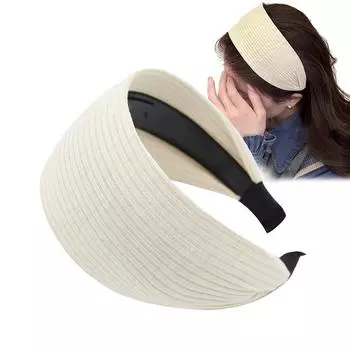 Широкие повязки на голову в стиле бохо для женщин, модные повязки с леопардовым принтом для девочек, спортивные повязки для йоги, тюрбаны, нескользящие толстые обручи для волос, аксессуары для волос