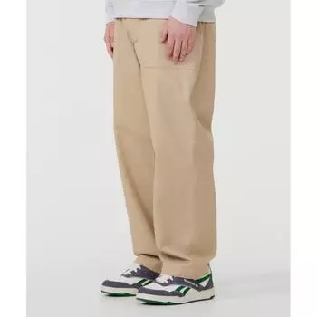 Широкие прямые хлопковые брюки REEBOK, бежевые 70