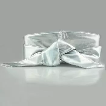 Широкие ремни с бантом, аксессуары 1 шт., высокое качество, прямая поставка, кожа, удлиненные, 10 цветов, ювелирные аксессуары серебряный