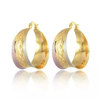 Широкие серьги в стиле ретро, нишевый металл, высококачественные серьги, бесцветные цветные серьги-персонализаторы