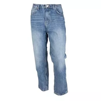 Широкие свободные укороченные джинсы выцветшего синего цвета Мужчина DEELUXE 74 43) синий