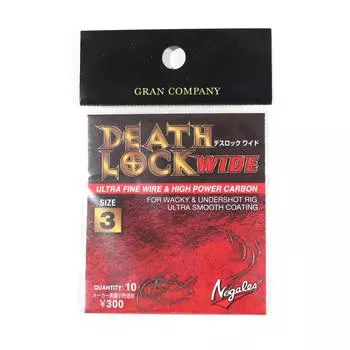 Широкий крючок из ультратонкой проволоки Varivas Nogales Death Lock 3 (3951)