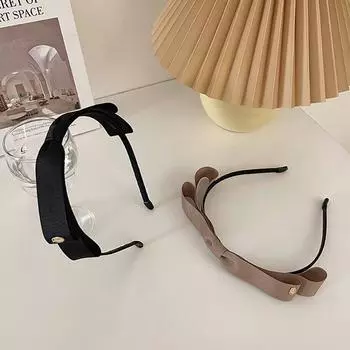 Широкий модный женский однотонный ободок для волос для девочек, обруч для волос, аксессуары для волос, головной убор хаки