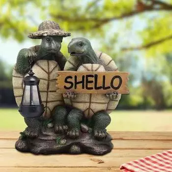 Широко используемый экологически чистый креативный прочный садовый декор статуя черепахи из смолы скульптура черепахи из смолы 2