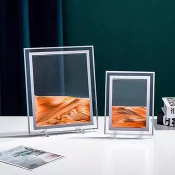 Широко применяемое искусство Декор Полезный орнаментальный зыбучий песок Творческий поток Пейзажная живопись Динамическая песчаная картина S