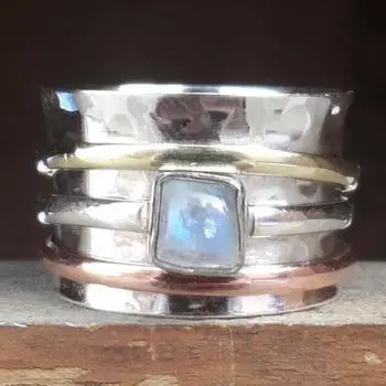 Широкое мужское кольцо из стерлингового серебра 925 пробы в европейском и американском стиле — минималистичный дизайн, вдохновленный знаменитостями Size 6