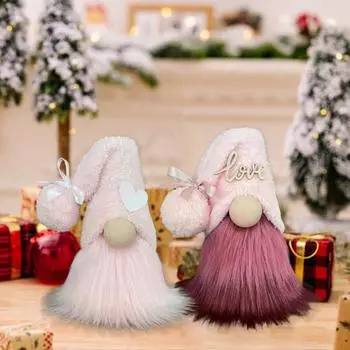 Широкое применение Безликий Гном Игрушка Очаровательный Внешний Вид Привлекающий Взгляд Мягкая Кукла Гном Украшение Для Пасхальной Вечеринки I