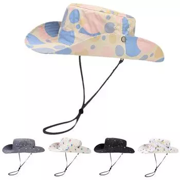 Широкополая шляпа с принтом для женщин и мужчин, летняя защита от ультрафиолета, солнцезащитные шляпы для отдыха на природе, путешествий, пляжа, скалолазания, спорта, панама, кепка для рыбалки розовый