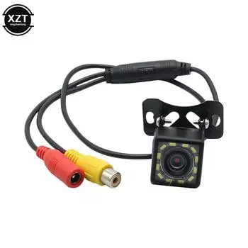 Широкоугольная HD-камера заднего вида для автомобиля, видеокамера заднего вида, резервная камера заднего вида, 12 светодиодов, парковочная камера ночного видения