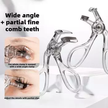 Широкоугольные щипцы для завивки ресниц для начинающих, натуральная расческа для завивки, долговечный стереотип, подсолнечник, инструмент для завивки ресниц