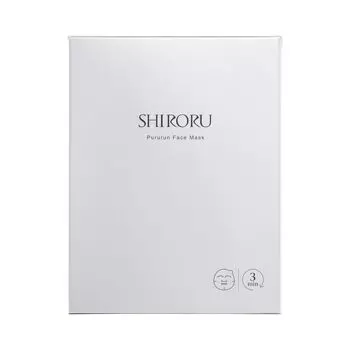 SHIRORU Pururun Face Mask Premium Moisturizing x Pores which are also used in beauty 5 pieces x 1 box “Contains exosomes, medicine!” ”