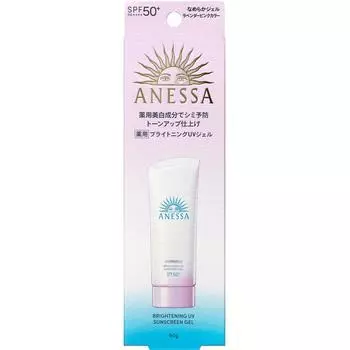 Shiseido Anessa Осветляющий УФ-гель N 90 г (Квази-лекарство) [Инструкции по применению солнцезащитного средства] - Также можно использовать в качестве основы под макияж. Для лица и шеи нанесите