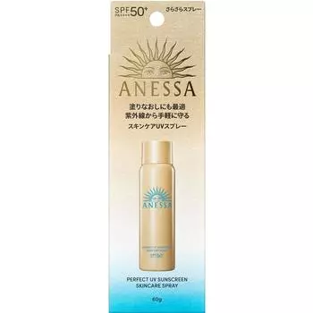 Shiseido Anessa Perfect UV Skin Care Spray NA 60 г Солнцезащитный спрей. Перед использованием энергично встряхните баллончик.. Распылите с расстояния 10–15 см от кожи и ч