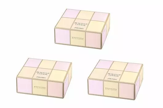 Shiseido Beauty Up Cotton F 108 предметов набор из 3 предметов