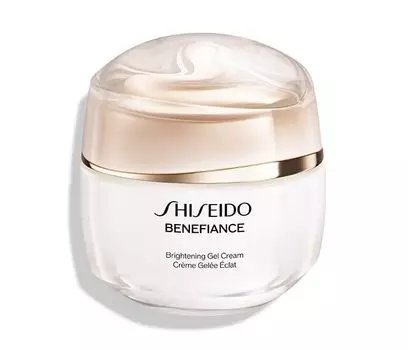 SHISEIDO Benefiance Brightening Gel Cream 50g Кремовый кремовый зеленый цветочный аромат Крем Осветляющий Увлажняющий Сушащий Официальный магазин Shiseido