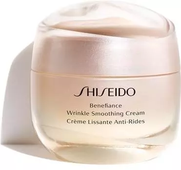 Shiseido Benefiance Wrinkle Smoothing Cream Дневной и ночной крем против морщин для всех типов кожи TU прозрачный