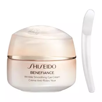 SHISEIDO Benefiance Wrinkle Smoothing Eye Cream N 15g Крем Цветочно-зеленый аромат Сухие тонкие линии Shiseido Official Store Крем/Укрепляющий крем для век,